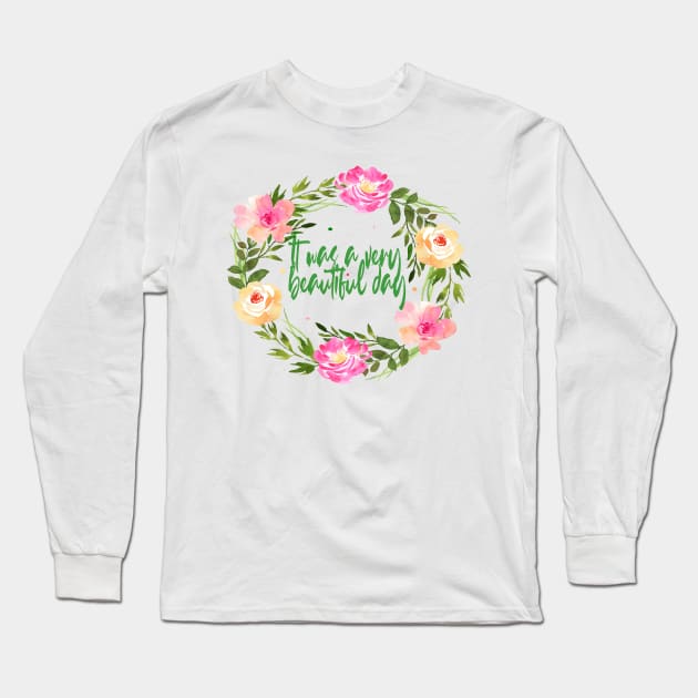 beautiful day Long Sleeve T-Shirt by Polli